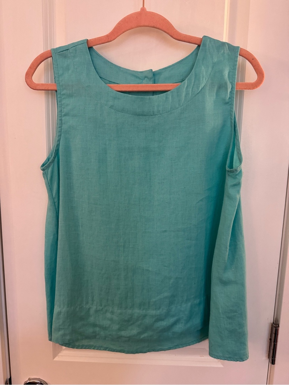 Vanity Teal Sleeveless Scoop-Neck Camisole